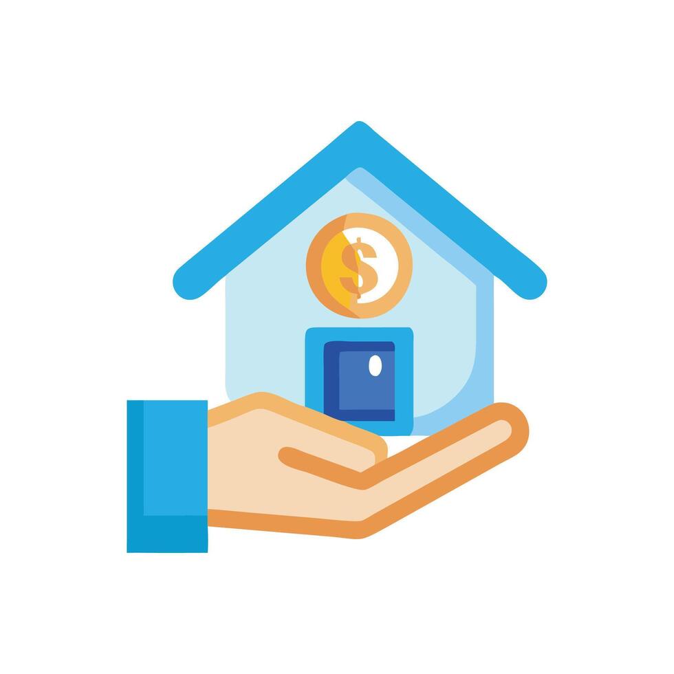 Icon for a home loan service.